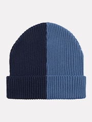 New Balance Blue Boys Two Tone Beanie Hat - Image 2 of 4