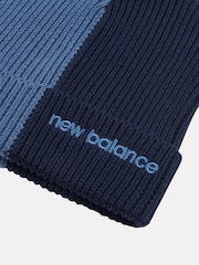 New Balance Blue Boys Two Tone Beanie Hat - Image 3 of 4