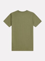 New Balance Green Light Kids Jersey Stacked 100% Cotton Logo T-Shirt - Image 2 of 3