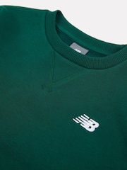 New Balance Green Boys Small Logo Sweatshirt - Image 9 of 9