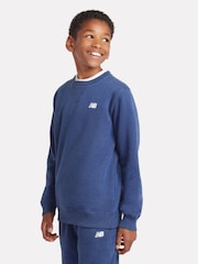 New Balance Dark Blue Boys Small Logo Sweatshirt - Image 1 of 9