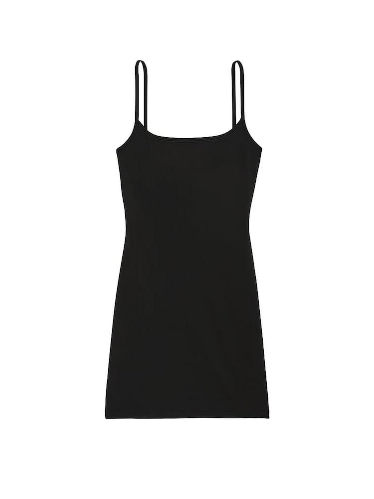 Victoria's Secret PINK Black Slip Dress - Image 3 of 3 Victoria's Secret PINK Black Slip Dress - Image 3 of 3