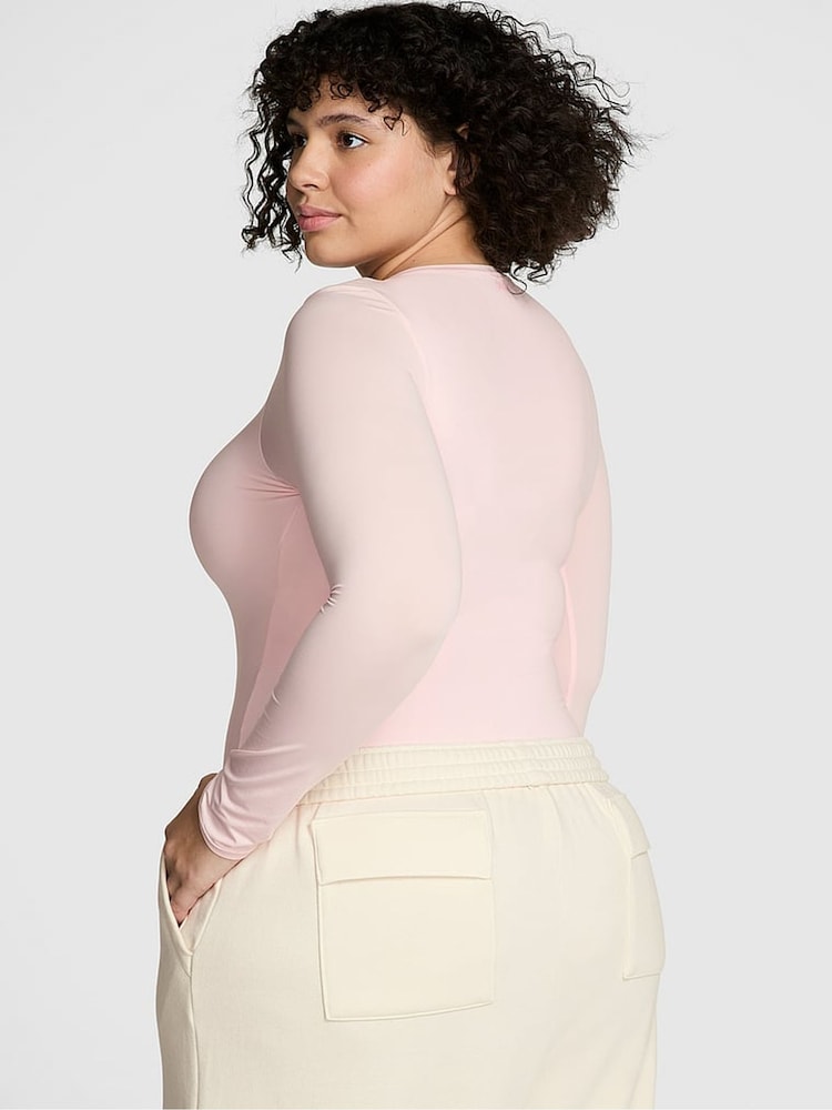 Victoria's Secret PINK Angel Pink Long Sleeve T-Shirt - Image 2 of 3