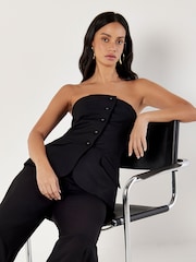 Apricot Black Tailored Bandeau Waistcoat - Image 4 of 4
