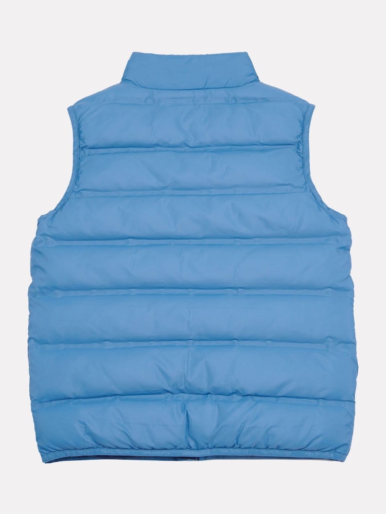 New Balance Blue Boys Bond Quilted Gilet - Image 3 of 4