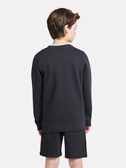 New Balance Black Boys Stacked Logo Sweatshirt - Image 3 of 8