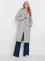Long Tall Sally Grey Single Breasted Coat - Image 1 of 4