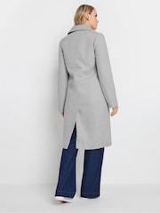 Long Tall Sally Grey Single Breasted Coat - Image 3 of 4