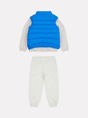 New Balance Grey Baby Boys Sweatshirt Joggers And Gilet Set - Image 2 of 6
