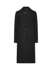 Long Tall Sally Black Single Breasted Coat - Image 5 of 5