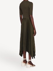 Joseph Green Darno Knit Plisse Midi Dress - Image 2 of 6