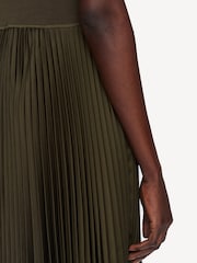 Joseph Green Darno Knit Plisse Midi Dress - Image 4 of 6