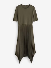 Joseph Green Darno Knit Plisse Midi Dress - Image 1 of 2