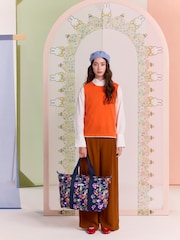 Cath Kidston Navy Botanical Miffy Overnight Bag - Image 3 of 13