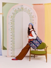 Cath Kidston Navy Botanical Miffy Overnight Bag - Image 5 of 13