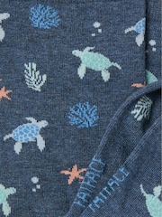 Blue Turtle Socks - Image 2 of 2