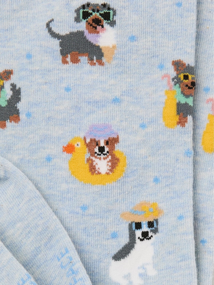 FatFace Blue Dog Socks - Image 2 of 2