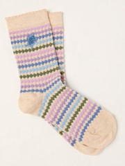 FatFace Oatmeal Embroidered Turtle Socks - Image 1 of 2