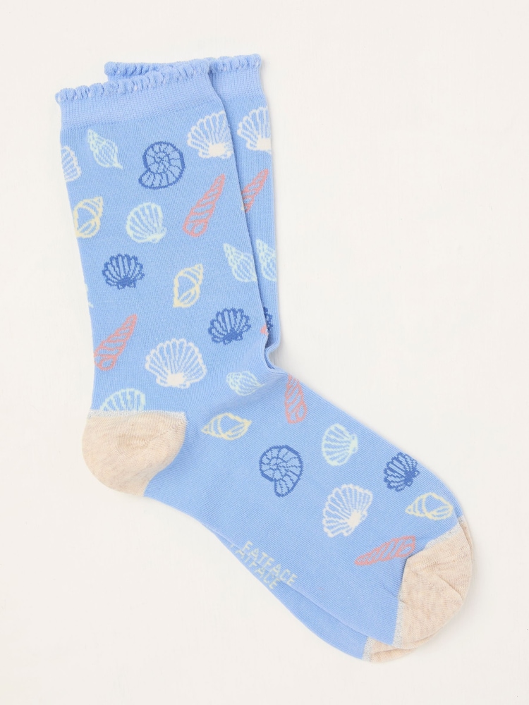 FatFace Blue Shell Socks - Image 1 of 2