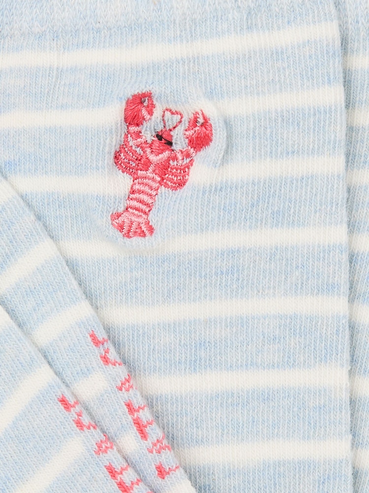 FatFace Light Blue Lobster Socks - Image 2 of 2