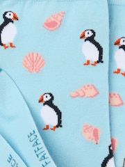 FatFace Blue Puffin Socks - Image 2 of 2