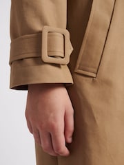 Naturalny - Damski trencz U.s. Polo Assn. w 100% z bawełny - Image 10 of 17