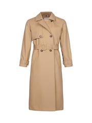 Naturalny - Damski trencz U.s. Polo Assn. w 100% z bawełny - Image 15 of 17