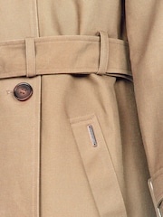 Naturalny - Damski trencz U.s. Polo Assn. w 100% z bawełny - Image 17 of 17