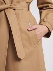 Naturalny - Damski trencz U.s. Polo Assn. w 100% z bawełny - Image 7 of 17