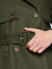 Zielony - Damski trencz U.s. Polo Assn. w 100% z bawełny - Image 5 of 6