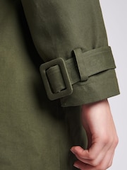 Zielony - Damski trencz U.s. Polo Assn. w 100% z bawełny - Image 6 of 6