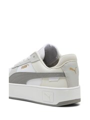 Puma White Womens Carina Street Sneakers - Image 5 of 7