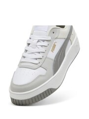 Puma White Womens Carina Street Sneakers - Image 7 of 7