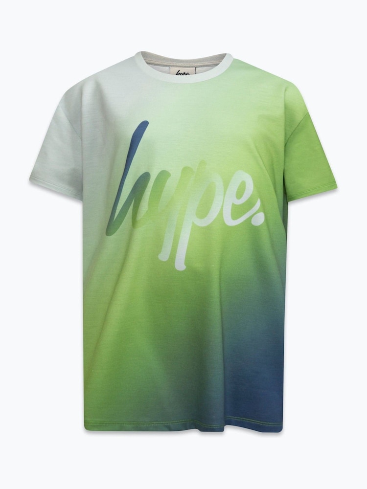 Hype. Boys Blue Fade Script Hoodie - Image 1 of 3