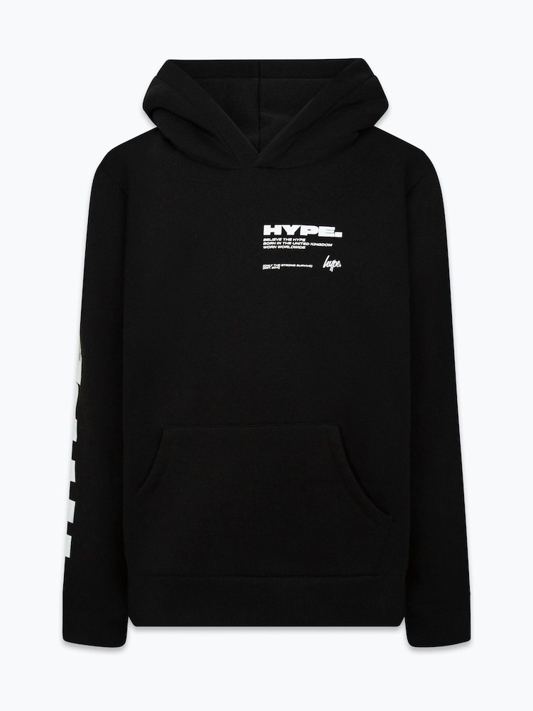 Hype. Kids Block Black Hoodie - Image 1 of 4