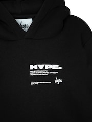 Hype. Kids Block Black Hoodie - Image 3 of 4