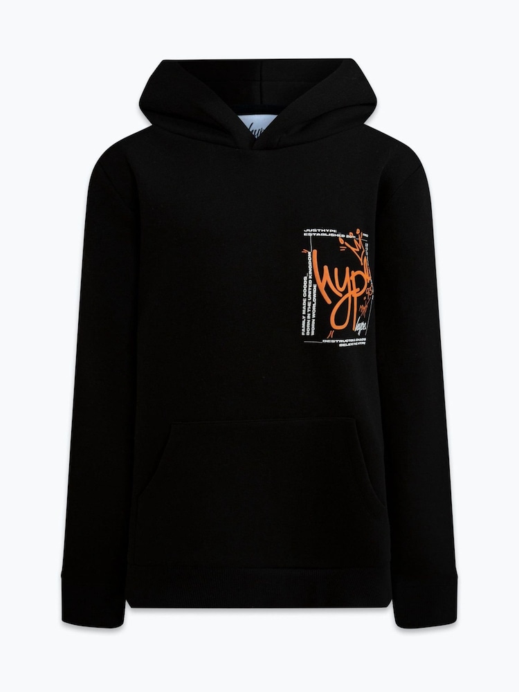 Hype. Boys Graffiti King Black Hoodies - Image 1 of 4