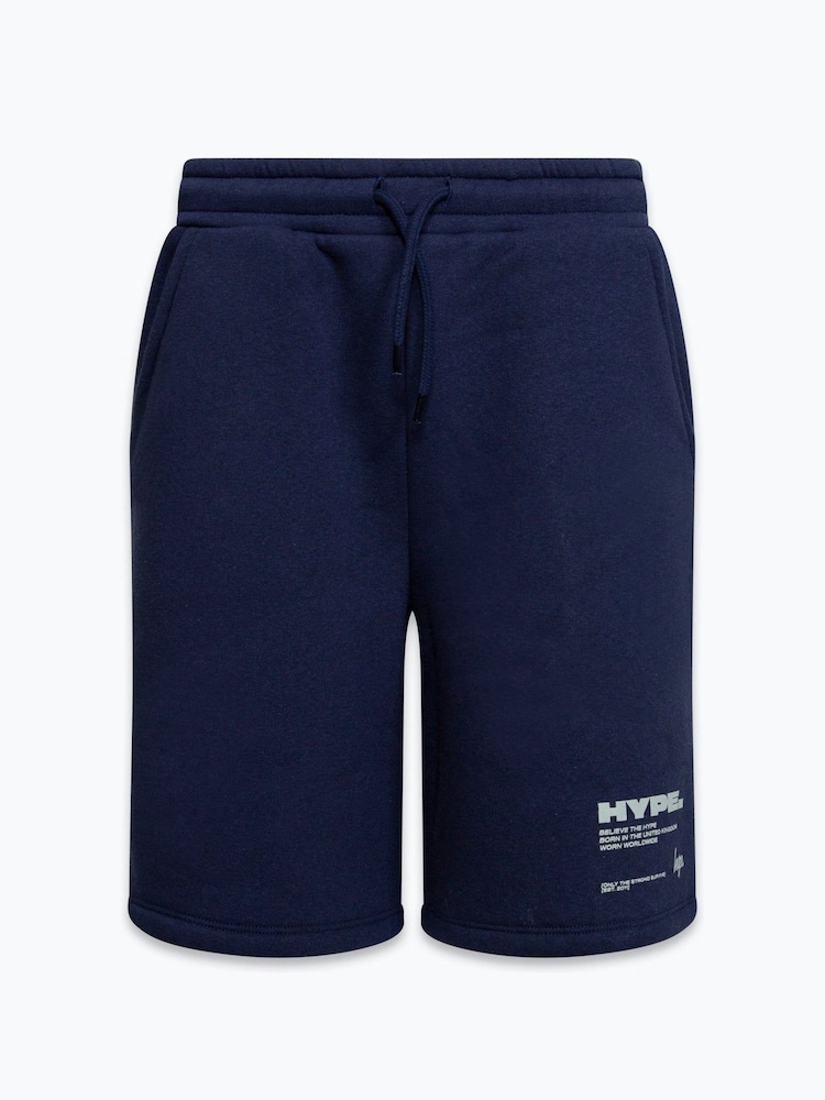 Hype. Kids Blue Block Shorts - Image 1 of 4