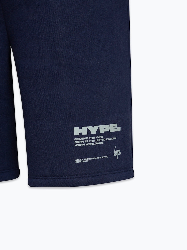 Hype. Kids Blue Block Shorts - Image 3 of 4