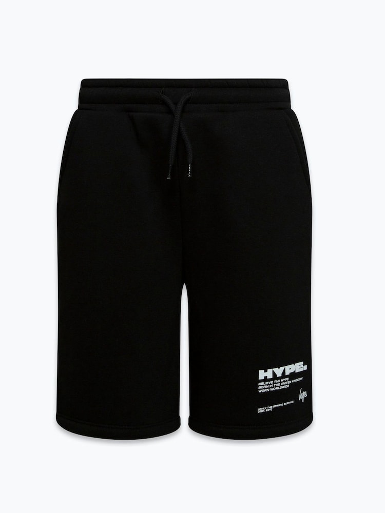 Hype. Kids Block Black Shorts - Image 1 of 4