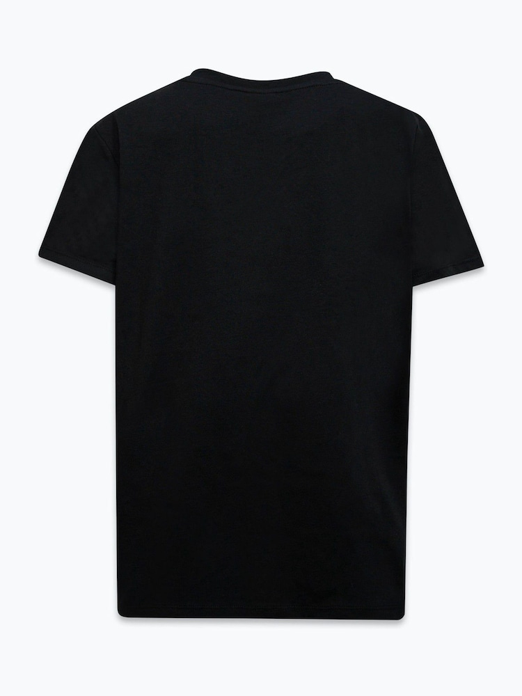 Hype. Kids Block 100% Cotton Black T-Shirt - Image 2 of 4