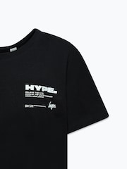 Hype. Kids Block 100% Cotton Black T-Shirt - Image 3 of 4