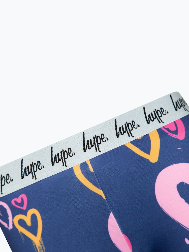 Hype. Shorts azules con diseño escrito para niñas - Imagen 3 de 3 Hype. Shorts azules con diseño escrito para niñas - Imagen 3 de 3