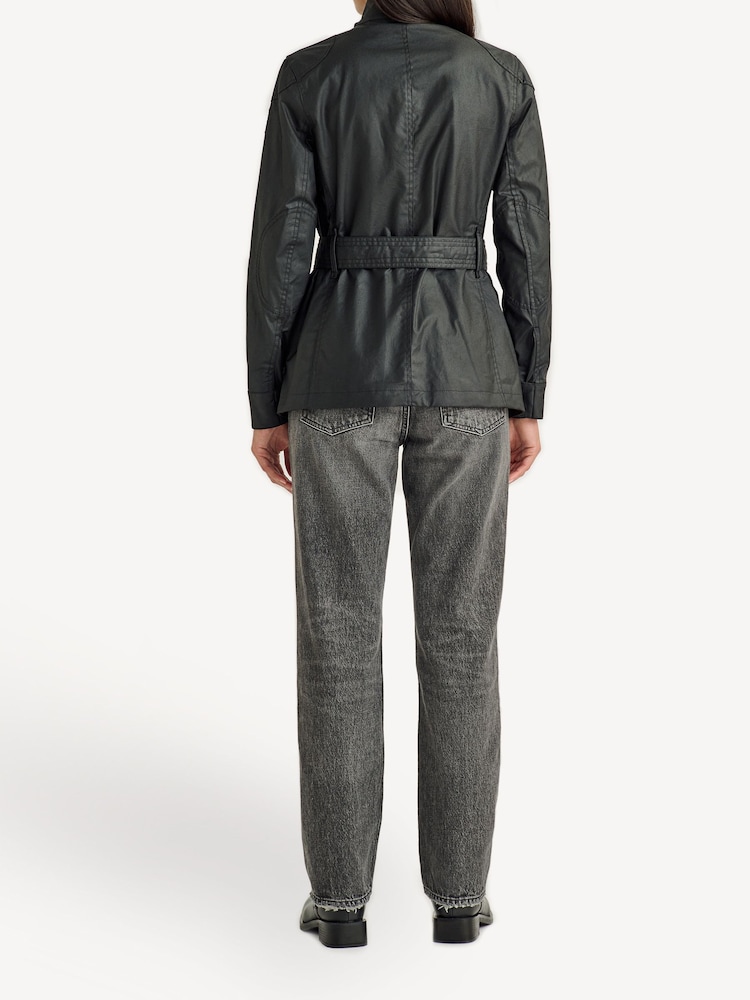 Belstaff Black Wax Cotton Trialmaster Jacket - Image 2 of 7