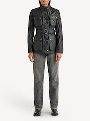 Belstaff Black Wax Cotton Trialmaster Jacket - Image 3 of 7