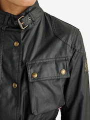 Belstaff Black Wax Cotton Trialmaster Jacket - Image 4 of 7