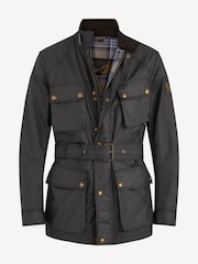 Belstaff Black Wax Cotton Trialmaster Jacket - Image 6 of 7