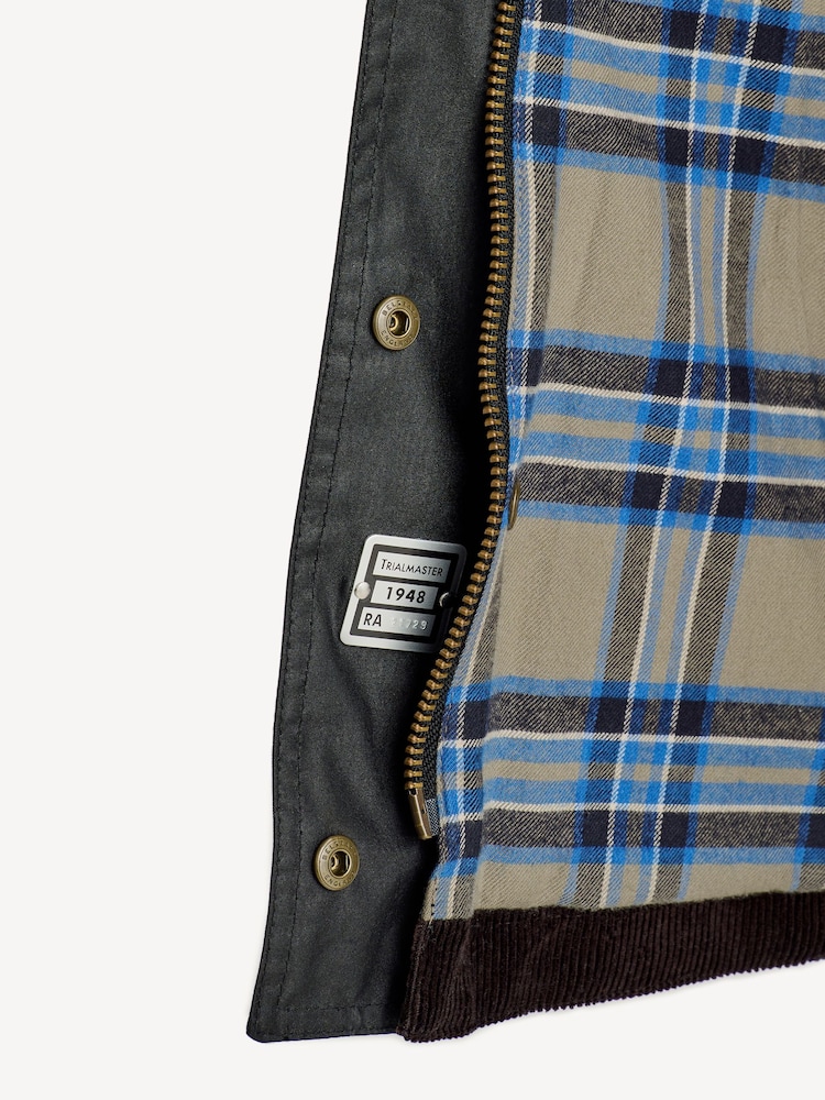 Belstaff Black Wax Cotton Trialmaster Jacket - Image 7 of 7