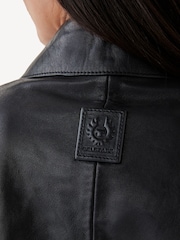 Belstaff Black Copper Leather Jacket - Image 11 of 12
