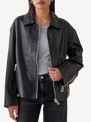 Belstaff Black Copper Leather Jacket - Image 9 of 12